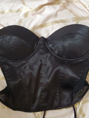 Black Bustier Corset Top - Women Intimates & Sleepwear